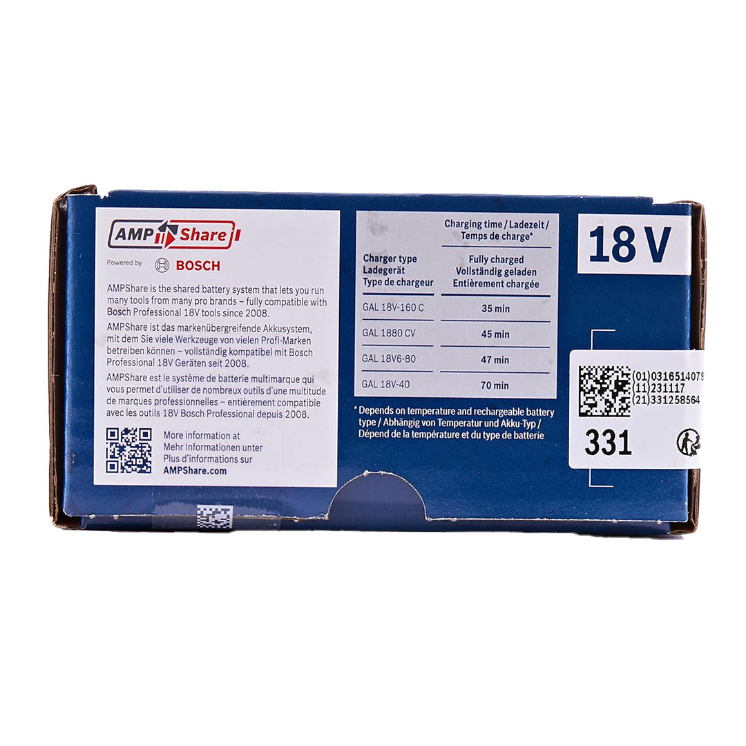 Bosch Professional 18V 5.0Ah Li-Ion Batteries (Twin Pack)