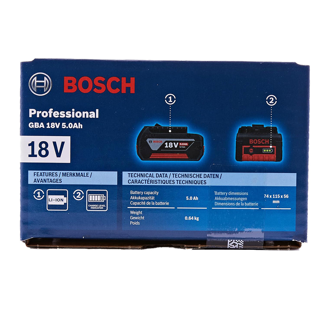 Bosch Professional 18V 5.0Ah Li-Ion Batteries (Twin Pack)