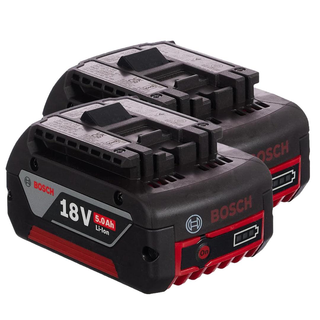 Bosch Professional 18V 5.0Ah Li-Ion Batteries (Twin Pack)